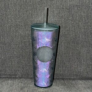 Starbucks‎ 2022 Spring Iridescent Mermaid Scales Venti Cold Cup Tumbler 24oz